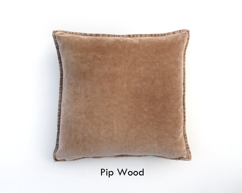 Pip Stonewashed fluwelen kussenhoes 70x70 cm