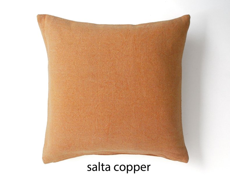 Salta Stonewashed  Kussenhoes 50x50 cm Copper