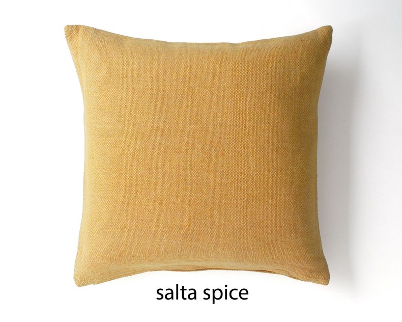 Salta Stonewashed  Kussenhoes 50x50 cm Spice